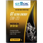 Моторное масло GT OIL GT Ultra Energy 0W-20 синтетика 4л